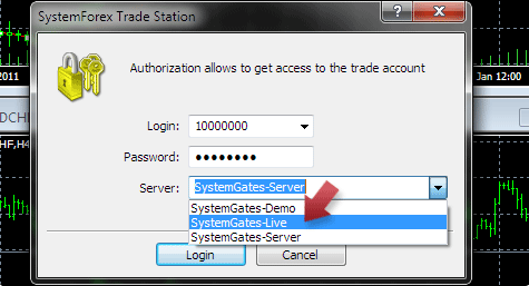 Choose server